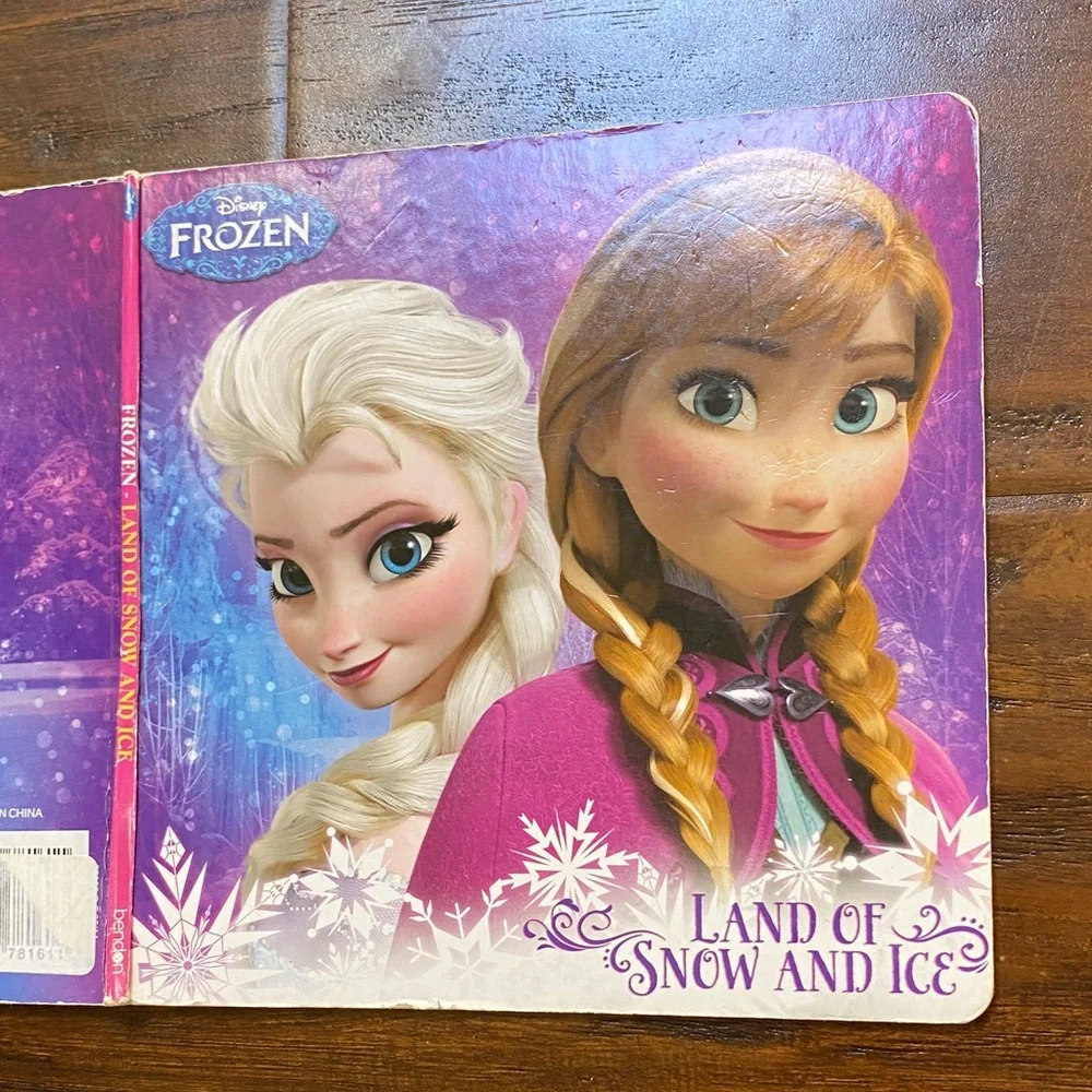 Disney Frozen Story Book Set - Pink, Red & Purple Covers